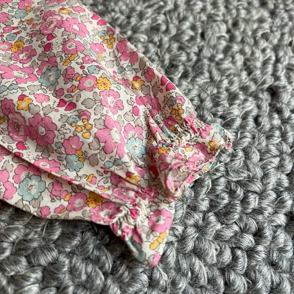 Bonpoint Pink Floral Kids Blouse - Picture 3 of 5